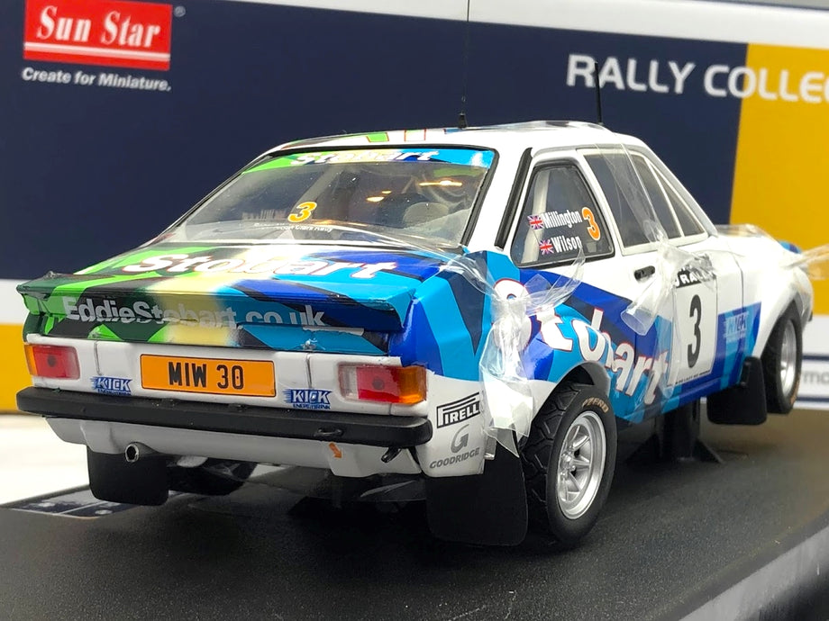 3 Eddie Stobart Ford Escort RS 1800 Wilson 2008 1/18 Diecast