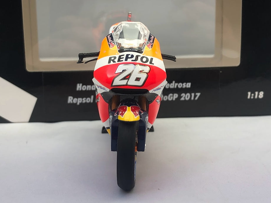 1:18 scale Maisto HONDA RCV 212 Repsol #. 2 Dani Pedrosa Moto GP 2008