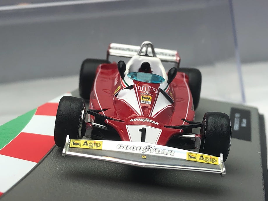 ミニカー Ferrari 312 T2 Niki Lauda 1976 F1 Ferrari 312 T2, Niki Lauda 1976, 1/24 Die Cast New In Box